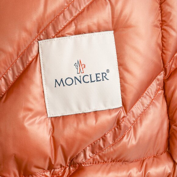 Moncler Hossegor Orange Down Puffer Vest - Picture 11 of 14